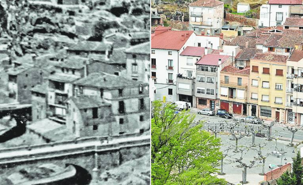 Plaza de los árboles de Cervera