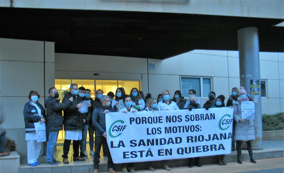 CSIF inicia en Nájera sus movilizaciones por la sanidad pública