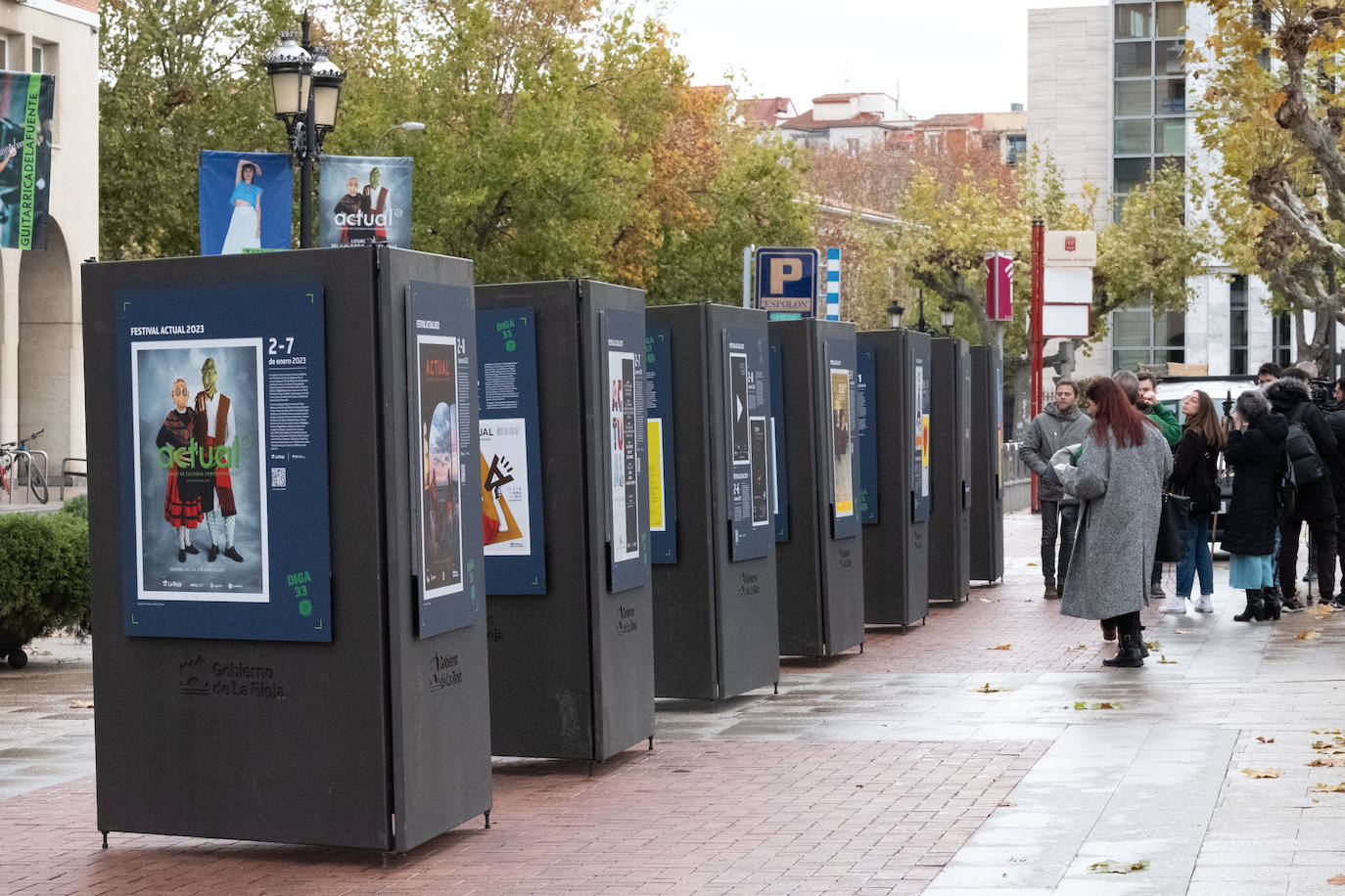 Exposición de los carteles de Actual en El Espolón