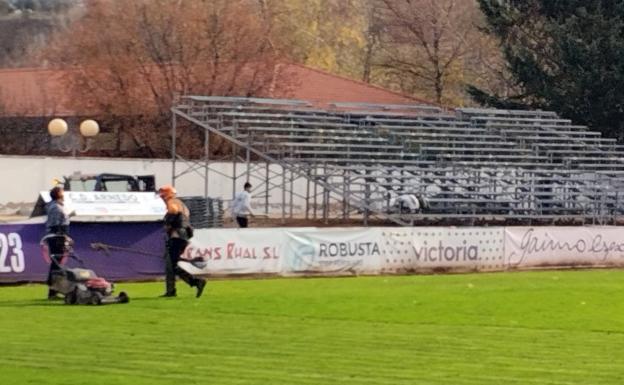 Arnedo se prepara para un gran día de fútbol