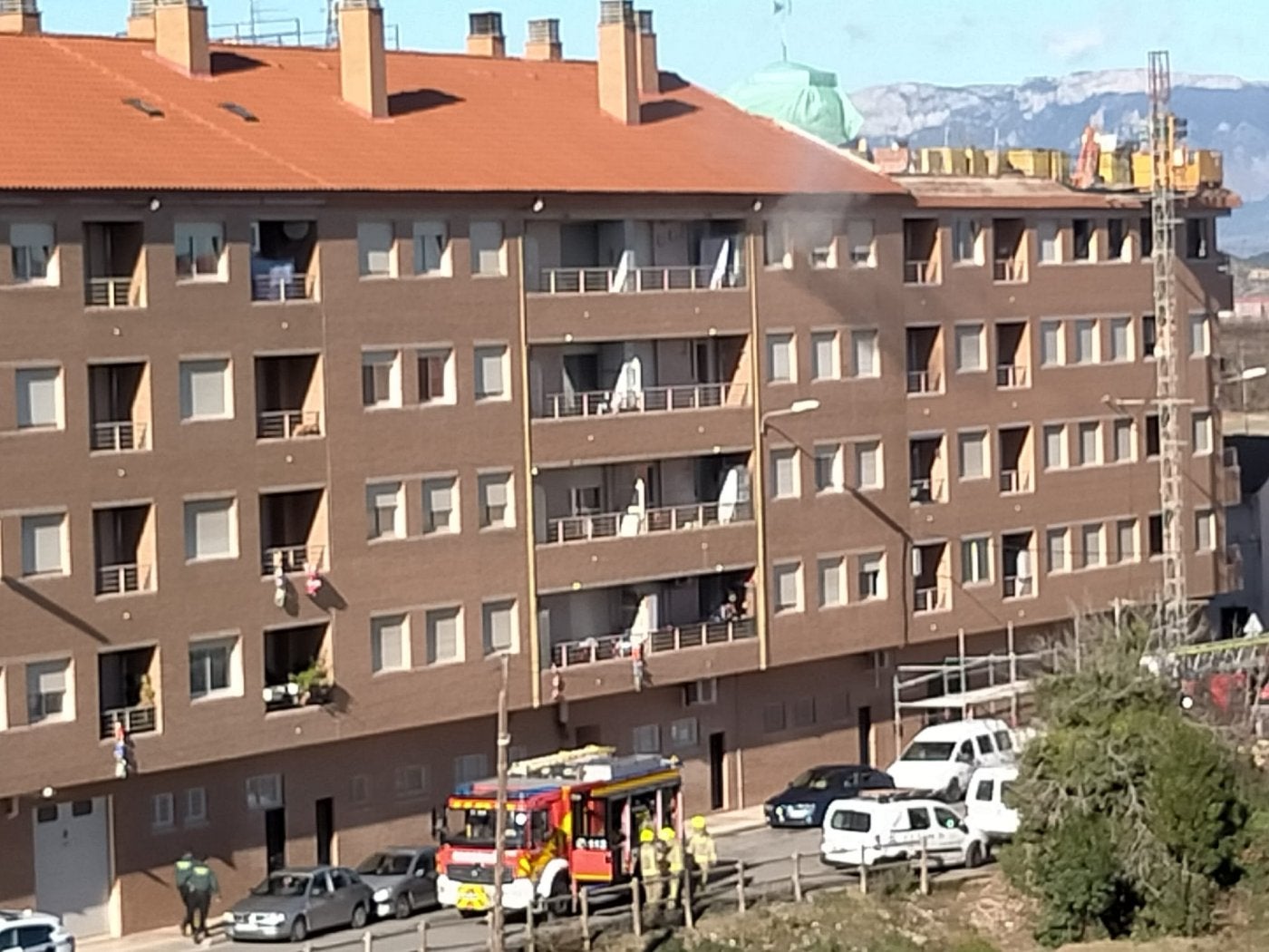 Susto en Lardero por un fuego en El Cristo, 4