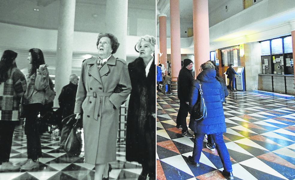 La estación, en el tiempo