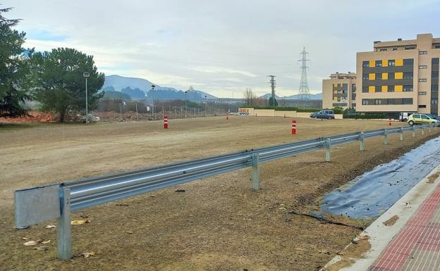 Nuevo aparcamiento público en el barrio Entre Ríos de Lardero