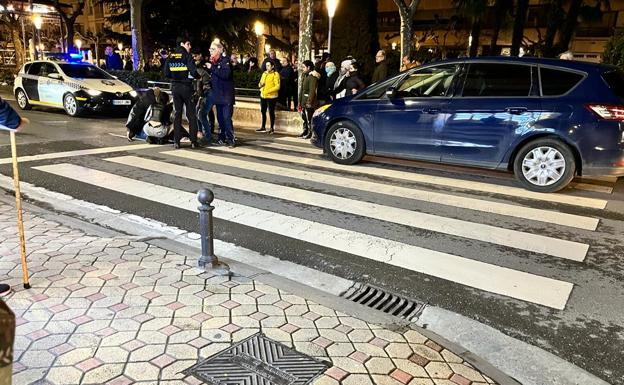 Herida una mujer al ser atropellada en el Mercadal, en Calahorra