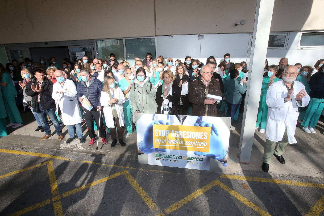 La Fiscalía ya investiga la agresión a dos sanitarios en el hospital San Pedro