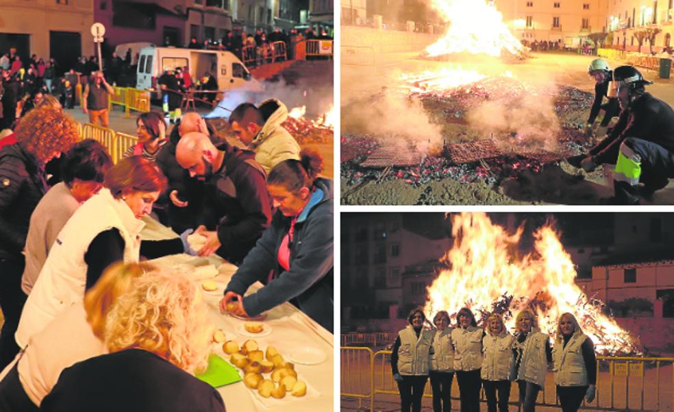 El fuego de San Antón regresa con aire festivo