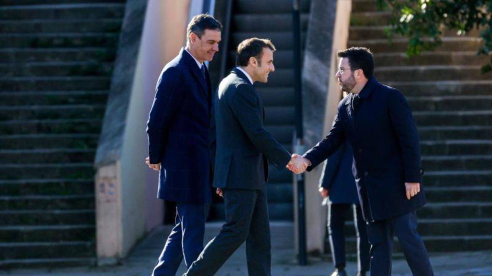 La cumbre hispano-francesa, en imágenes