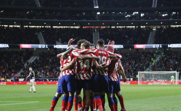 El Atlético se da una alegría antes del derbi