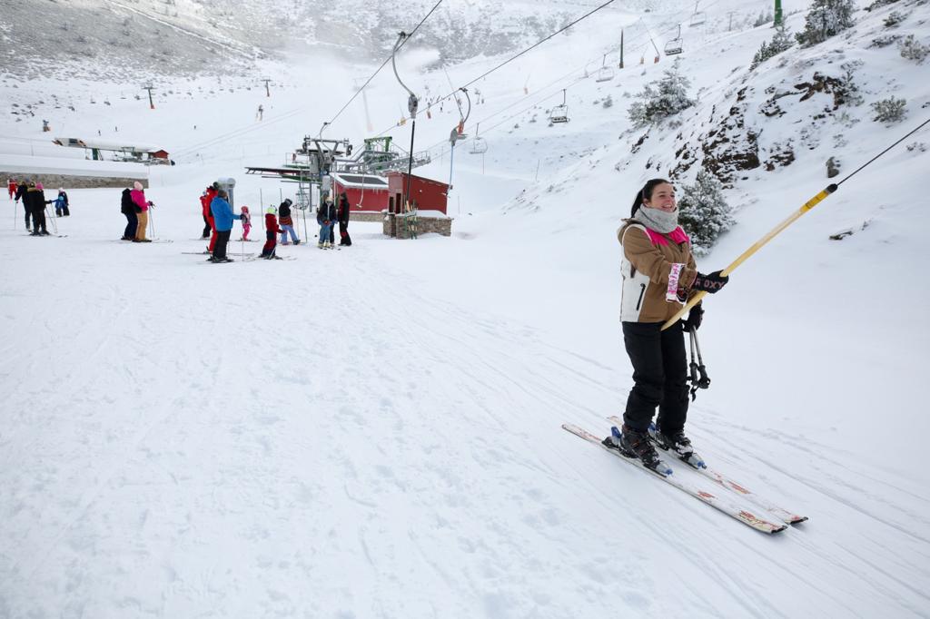 Un zarpazo gélido en la primera visita invernal