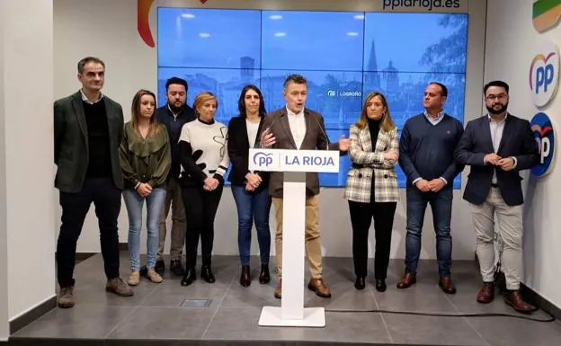 Conrado Escobar presenta su equipo de campaña del PP de Logroño