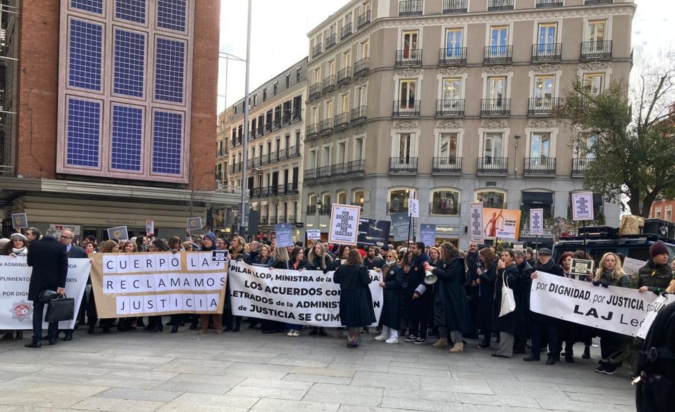 La huelga de letrados de Justicia arranca con un respaldo mayoritario en La Rioja