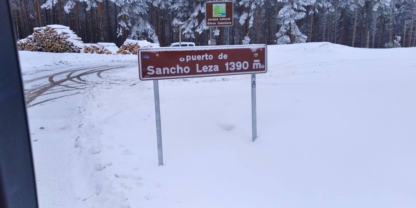 Los puertos de Peña Hincada y Montenegro, cerrados