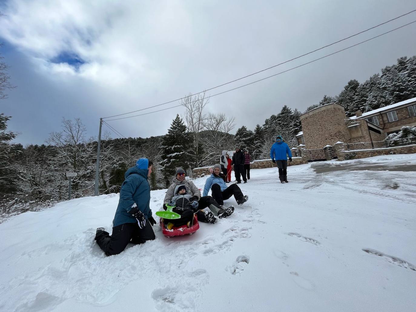 Nieve en Ortigosa y El Rasillo