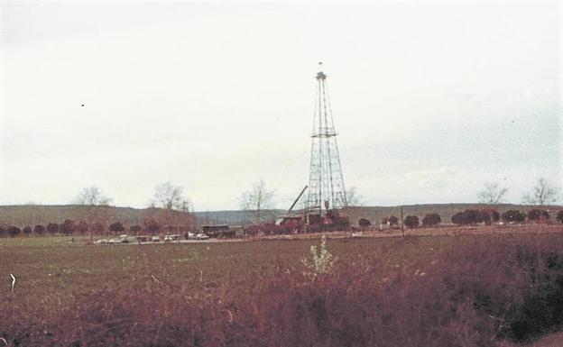 La insólita perforación en Entrena en busca de petróleo