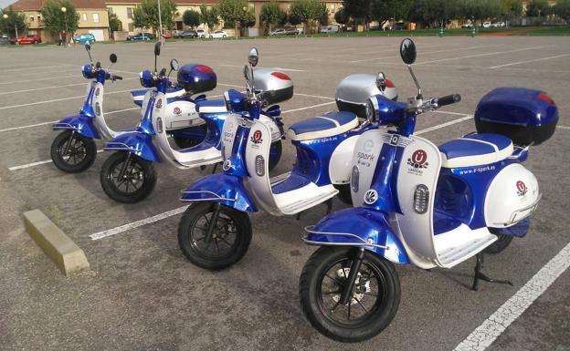 Los ciclomotores eléctricos de Lardero dejan de ser un servicio municipal