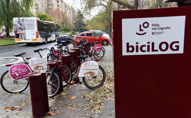 Sanciones de hasta 600 euros para los que maltraten las bicicletas municipales de Logroño