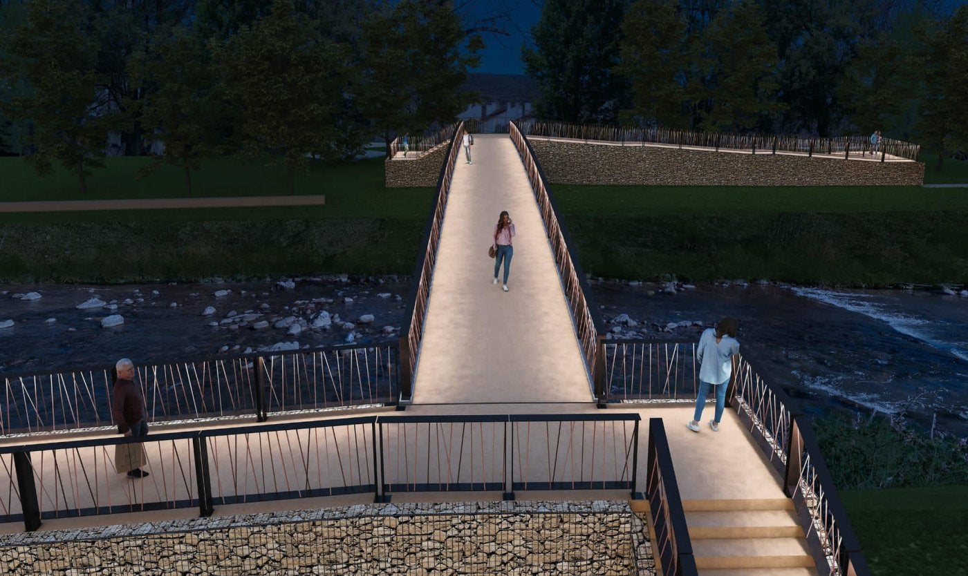 La pasarela peatonal sobre el río Iregua en Torrecilla se adjudica por 814.946 euros