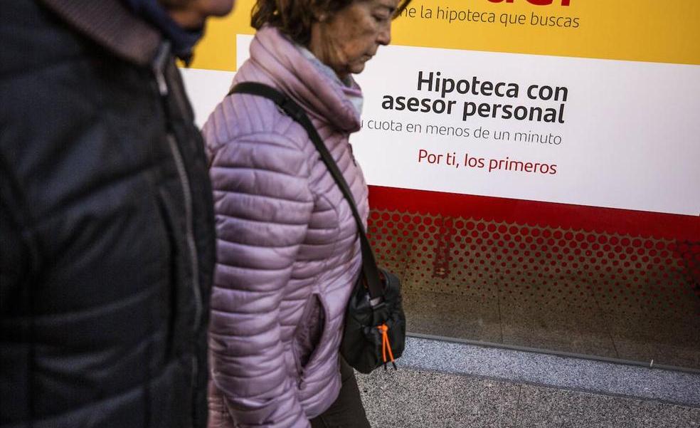 El euríbor se va a récord del 3,45% tras la subida de tipos