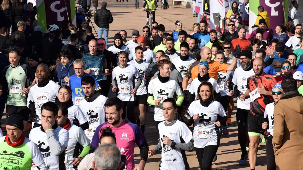 Quinientas personas participan en 'En Logroño se corre'