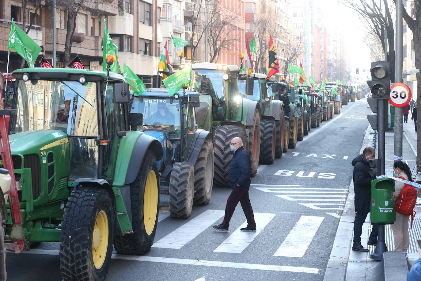 Tractorada a la vista: Arag-Asaja pide permiso para manifestarse en Logroño el 2 de marzo