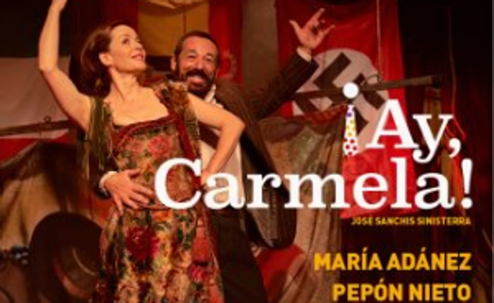 María Adánez y Pepón Nieto ponen en escena hoy en Arnedo '¡Ay, Carmela!'