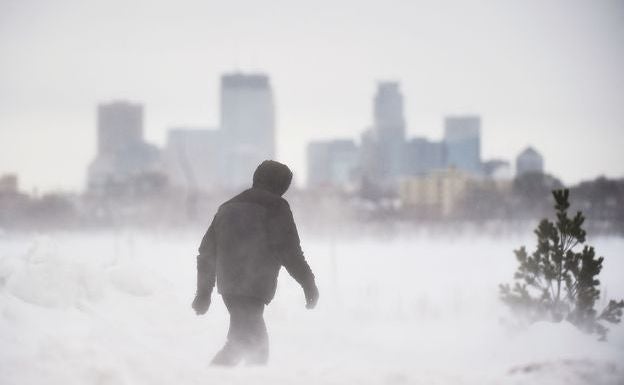 El tiempo enloquece en EE UU; el norte se congela, mientras el sur sube a 40 grados