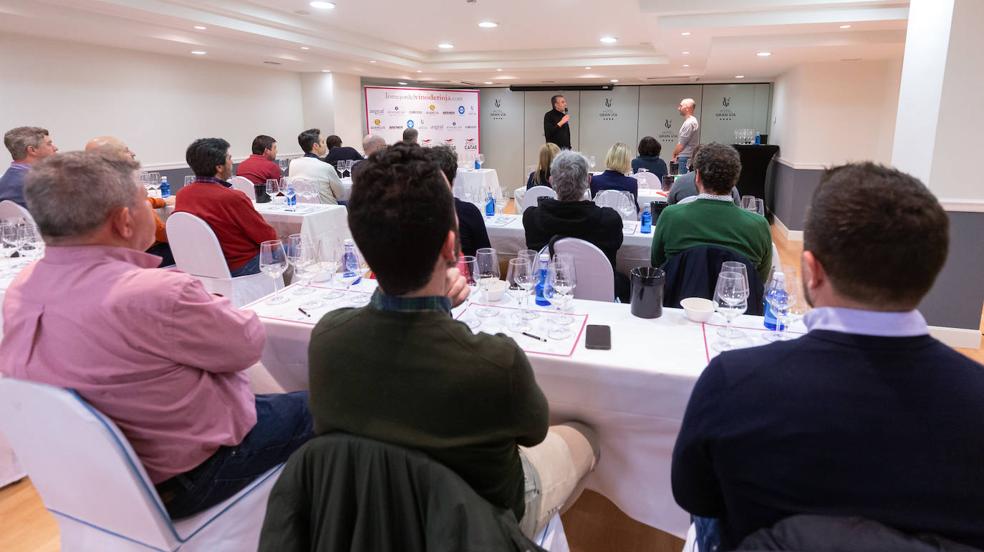 Miguel Merino, en el club de catas