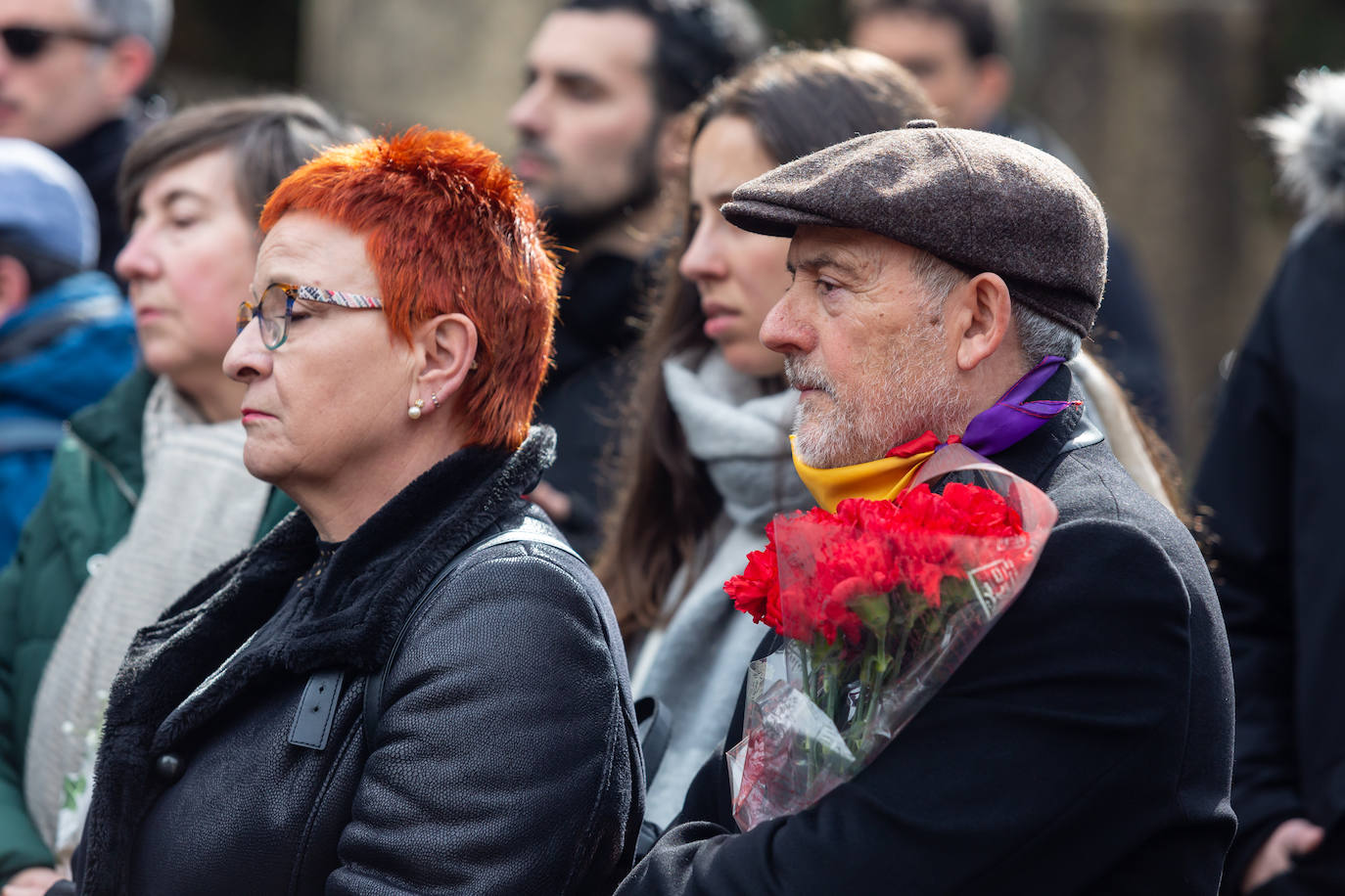 Inauguración del memorial a los fusilados por el franquismo en Logroño