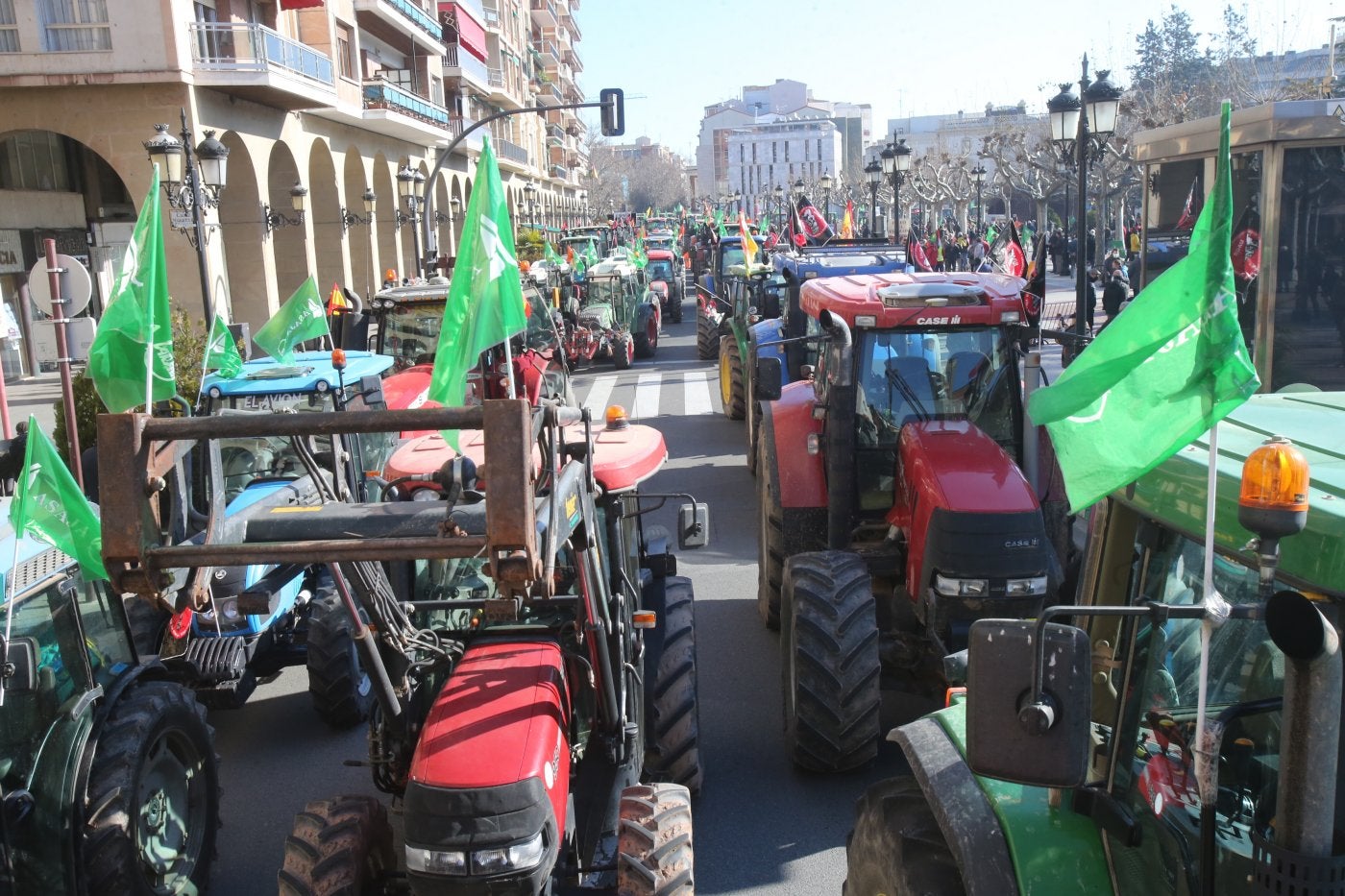 Una tractorada que pierde unidad