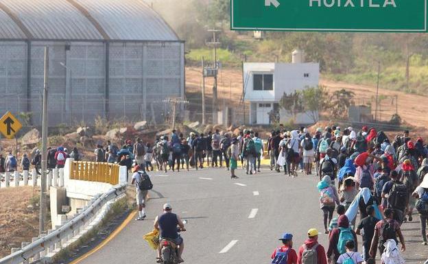 México enfrenta la mayor oleada de inmigrantes con destino a EE UU
