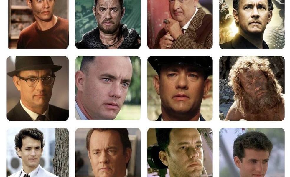 Todas las caras de Tom Hanks