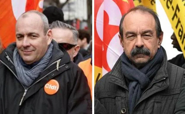 Los sindicalistas que quieren enterrar la reforma de las pensiones de Macron