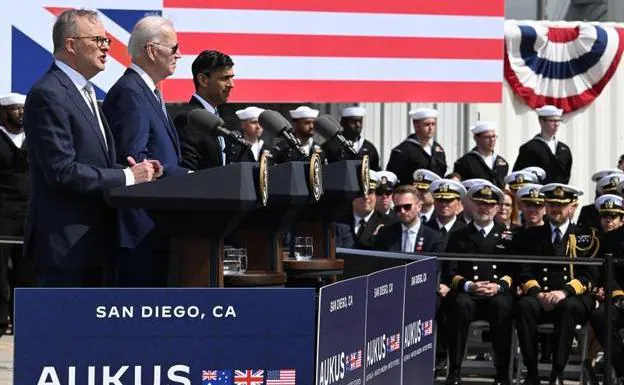 EE UU, Australia y el Reino Unido acuerdan crear una nueva generación de submarinos nucleares