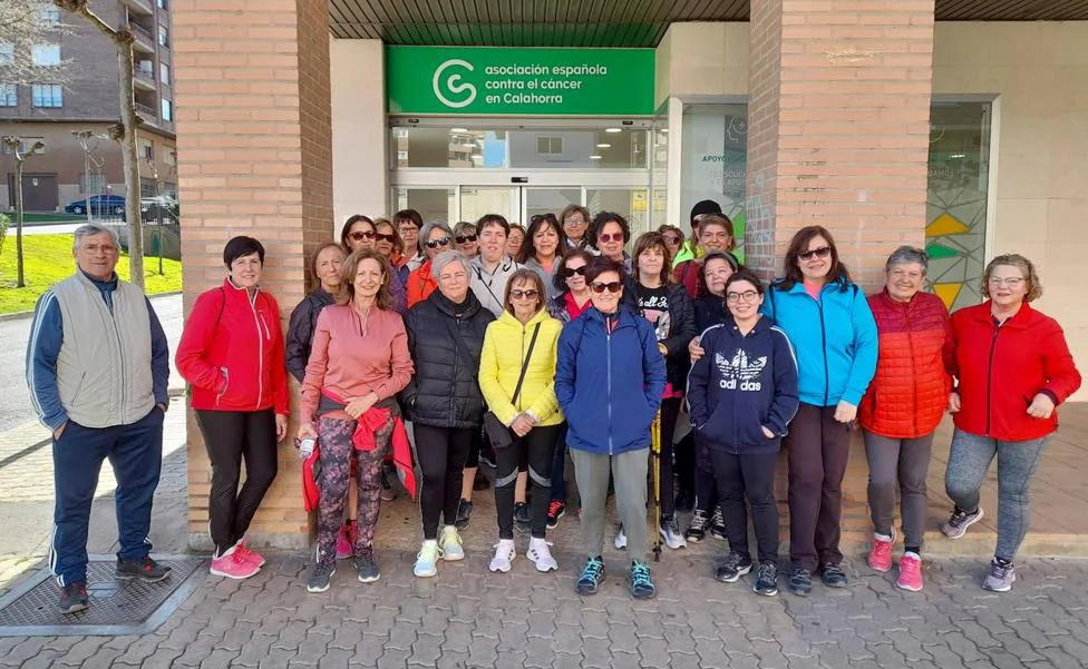 Comienzan las rutas saludables de la AECC en Calahorra