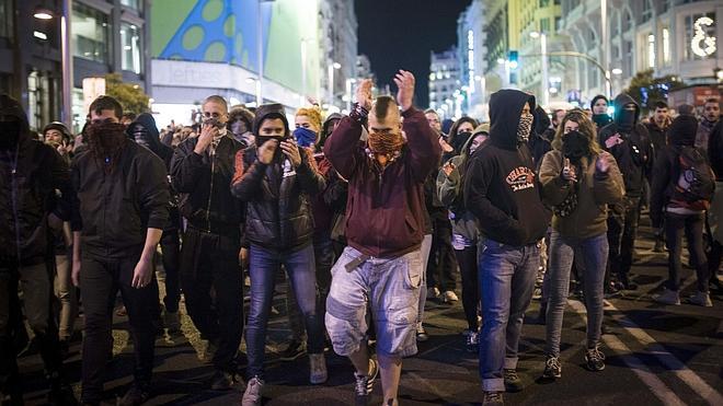 La Policía descarta la presencia de Resistencia Galega en los incidentes del 22-M