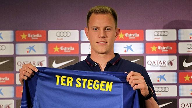 Ter Stegen, presionado hasta en su presentación