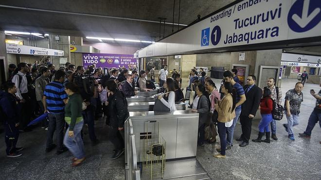 Declaran ilegal la huelga del metro de Sao Paulo