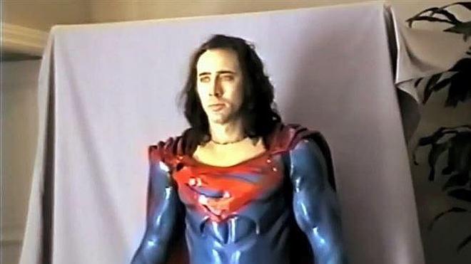 Así lucía Nicolas Cage como Superman