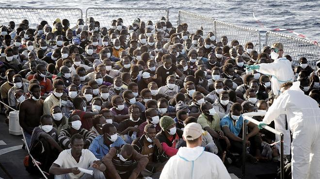 Rescatados 1.656 inmigrantes este fin de semana en las costas italianas