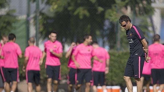 Luis Enrique pide «probar lo de jugar a partido único en Copa»