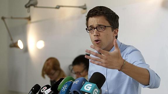 Errejón alega contra el expediente disciplinario de la Universidad de Málaga