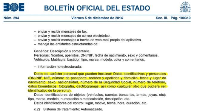 Interior crea una base de datos de sospechosos sin ningún control judicial