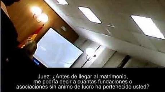 El juez Penalva propone juzgar a dos abogados por grabar en vídeo la declaración de la infanta