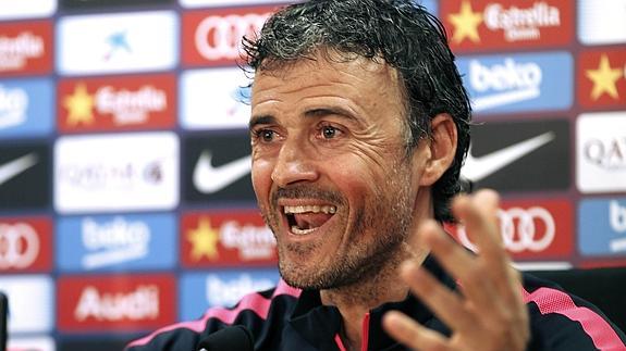 Luis Enrique: «A Messi le pones de lateral y es imparable»