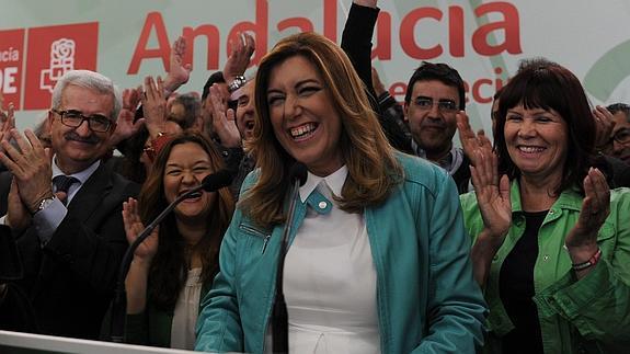 Susana Díaz vence en Andalucía pero se queda lejos de la mayoría absoluta