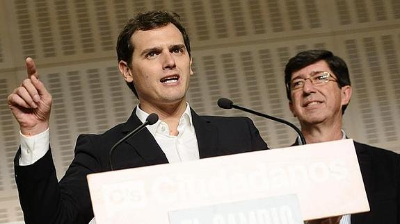 Albert Rivera: «No vamos a entrar en el Gobierno de Chaves y Griñán»