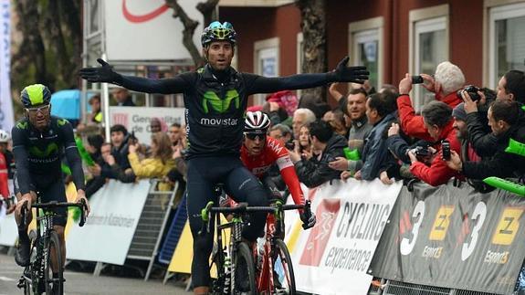 Valverde gana la segunda etapa de la Volta