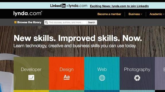 LinkedIn se sube a la formación en línea con una compra millonaria