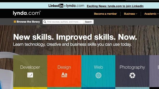 LinkedIn se sube a la formación en línea con una compra millonaria