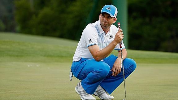 Sergio García, a cuatro golpes de Jordan Spieth